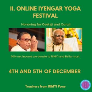 online iyengar yoga festival